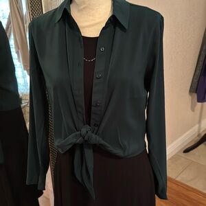 Cropped Pull Over Blouse